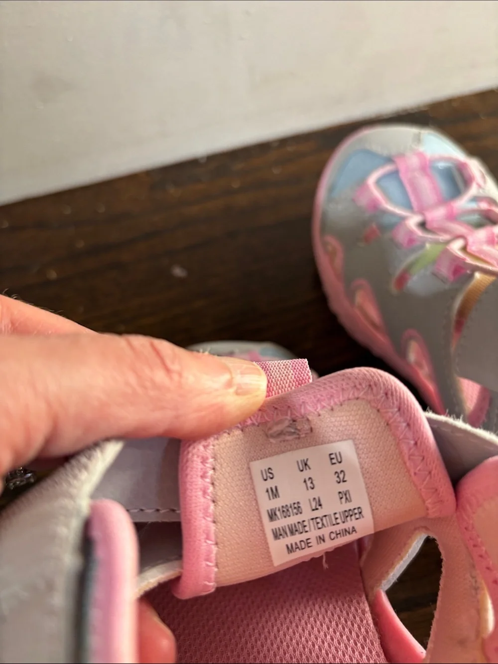 Merrell Kids Pink and Gray Active Closed-Toe Sandals